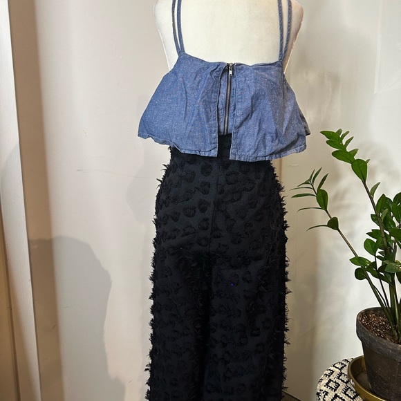 GUESS Crop Demi Cami - Chambray/Denim - Blue & Flowy - Picture 7 of 7